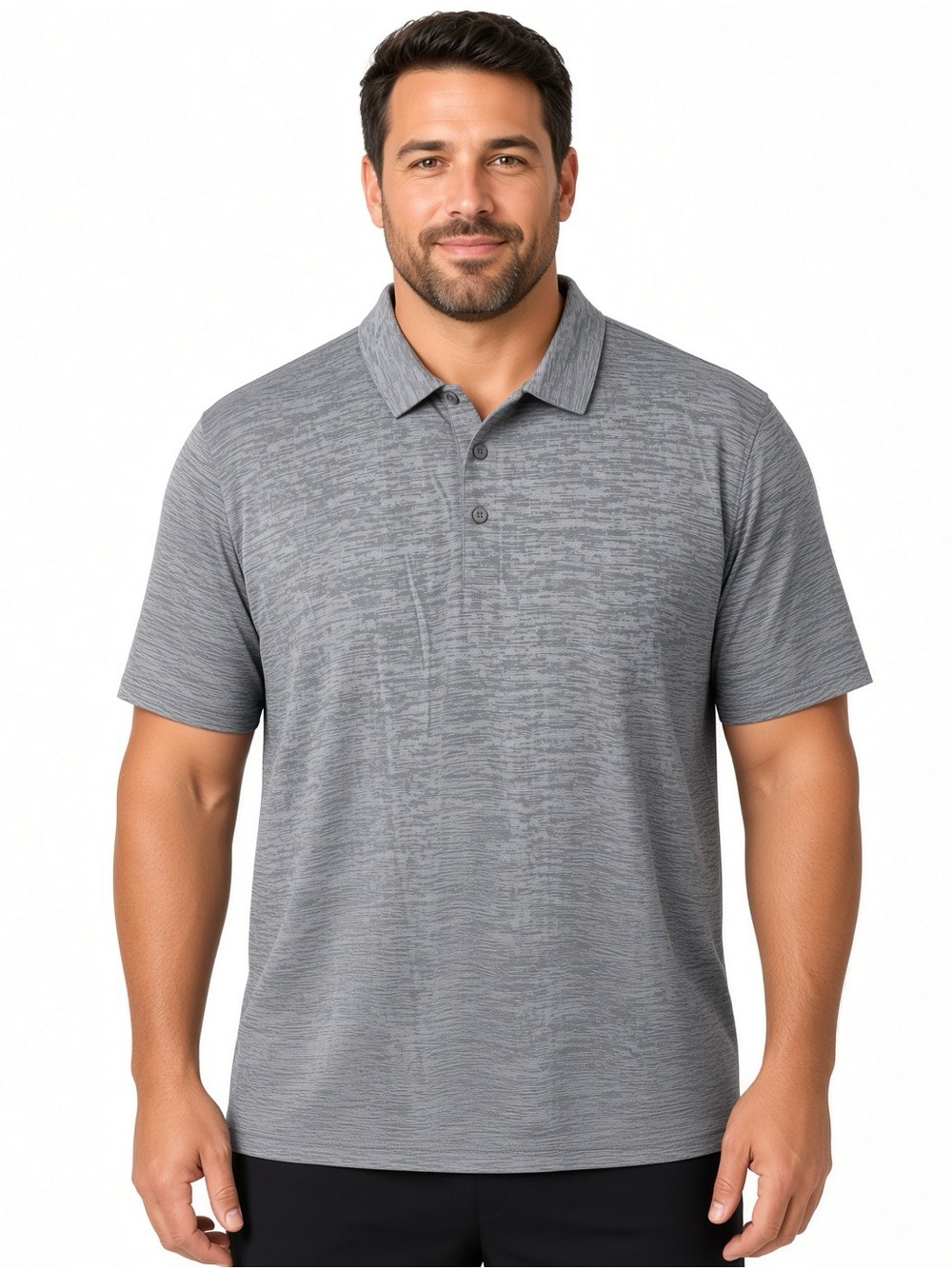 Puma Men's Icon Heather Grey Polo Shirt 4XL NWOT